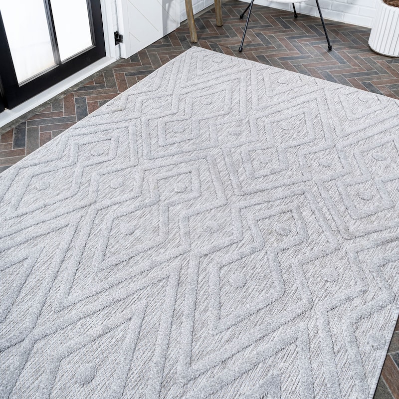 JONATHAN Y Salines Moroccan Diamond Indoor/Outdoor Area Rug