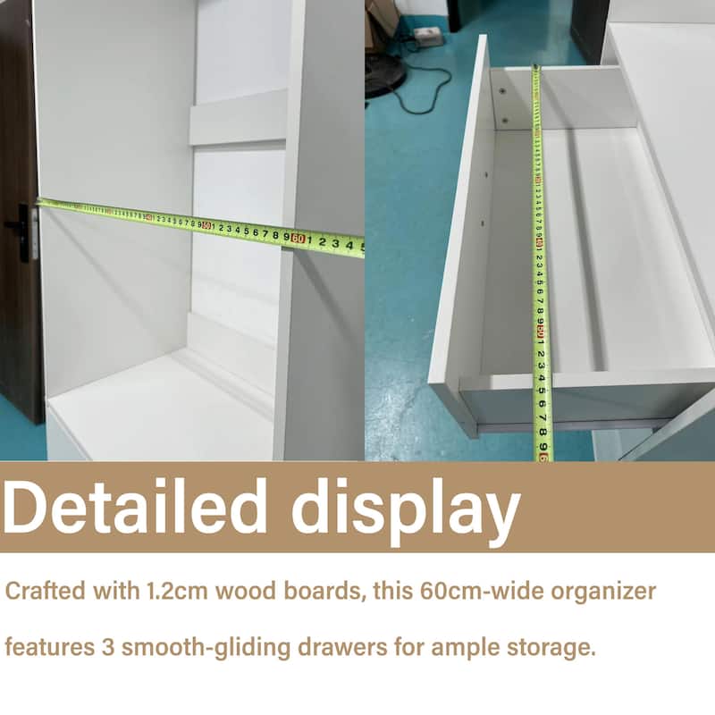 Cimly Freestanding Closet Sytem with Drawers, Closet Organizer Wardrobe for Walk-in and Reach-in Closet