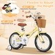 preview thumbnail 8 of 28, Gymax 16'' Kids Bike w/ Height Adjustable Handlebar Seat Basket Bell