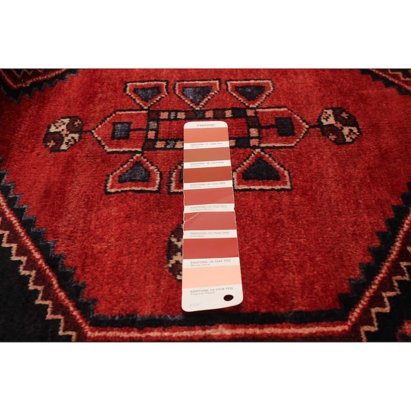 ECARPETGALLERY Hand-knotted Anadol Red Wool Rug - 3'6 x 9'2