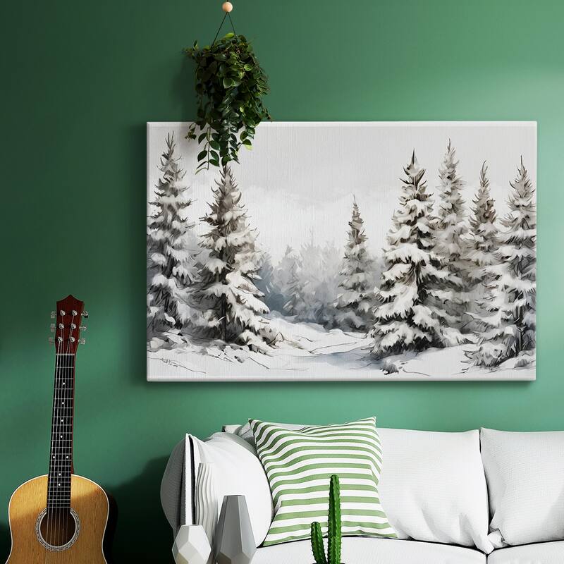 Vintage Landscape -CXCIII -Gallery Wrapped Canvas