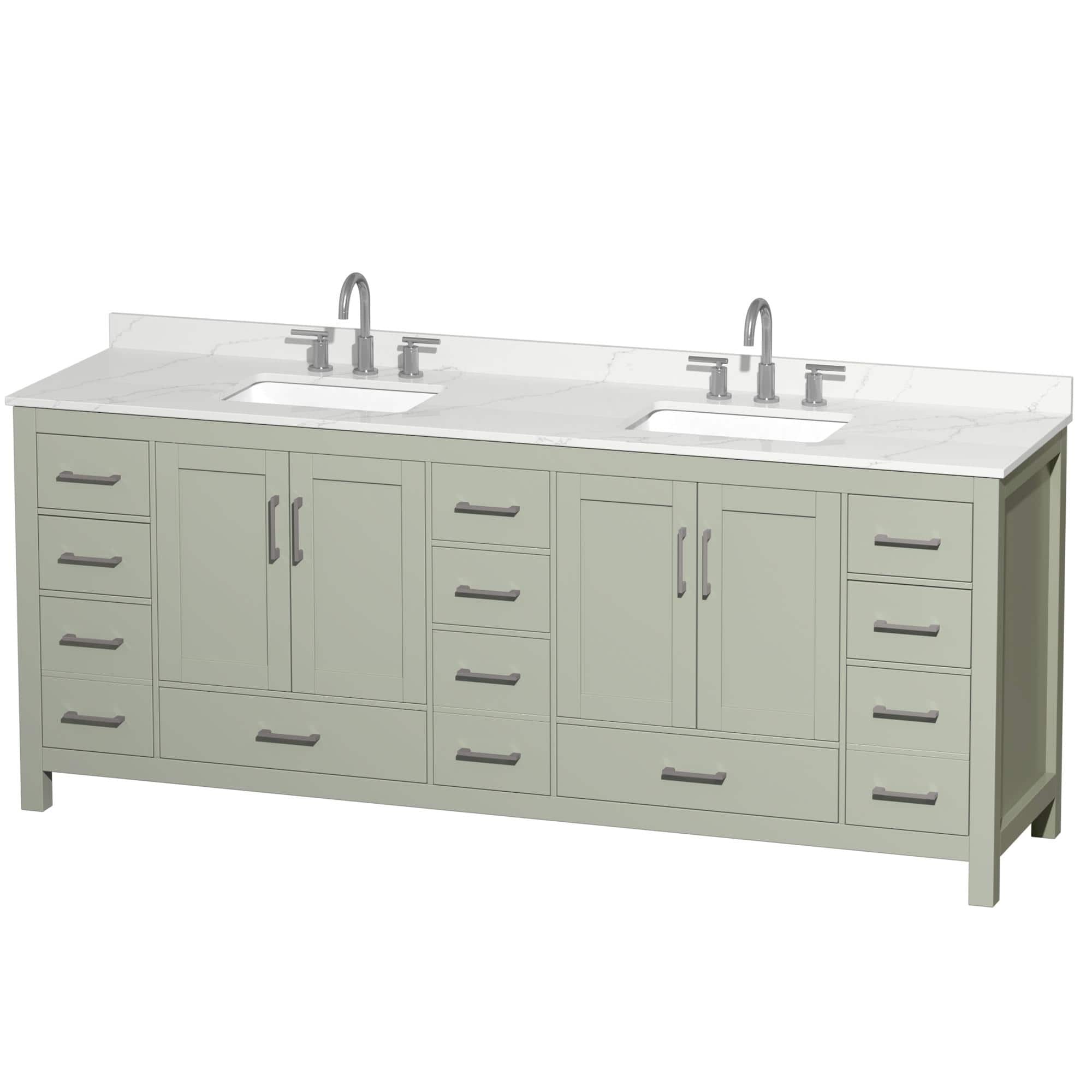 Option Light Green, Nickel Trim, Giotto Quartz Top