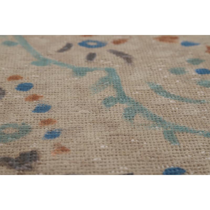 Tabriz Persian Area Rug Handmade Floral Wool Carpet - 8'3"x 11'3"