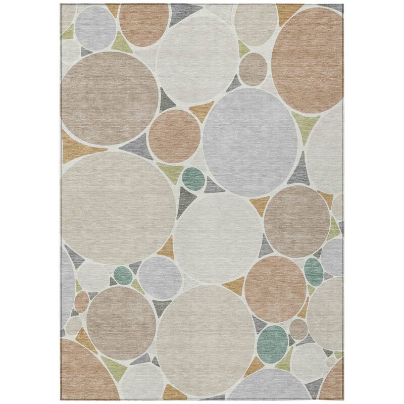 Machine Washable Indoor/ Outdoor Contemporary Rowan Chantille Rug