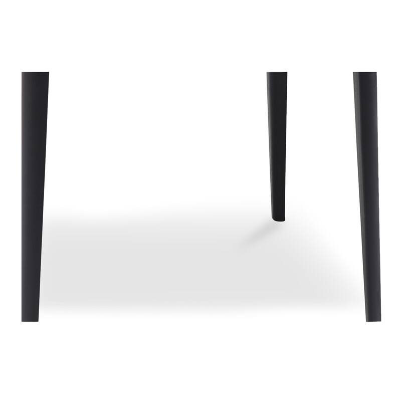 NADAAL STUDIOS Lyra Dining Chair, Barrel-Style Back, Iron Frame, Warm Beige Upholstery - Set of 2