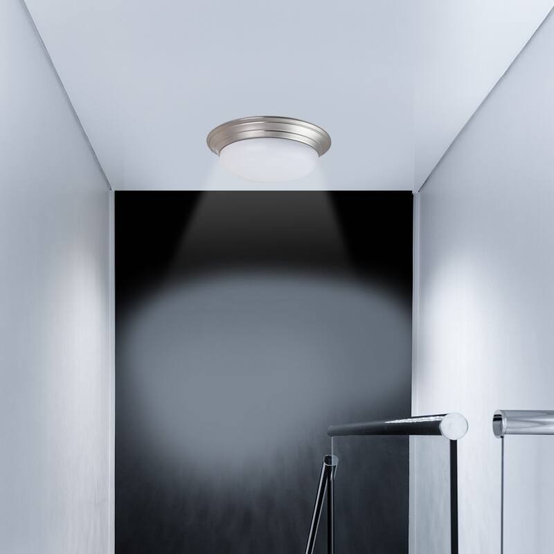 Amax Lighting Fluorescent Fixtures 22 Watts Metal Bronze in Finish - Brush Nickel