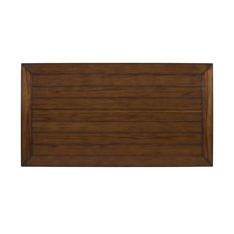 Casual Two Tone 6 Drawer Dining Table
