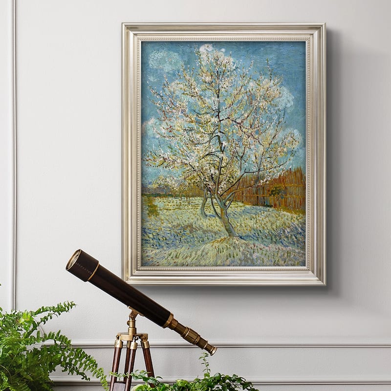  The Pink Peach Tree Premium Framed Canvas- Ready to Hang