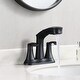 preview thumbnail 3 of 19, PROOX 4 in. Centerset Bathroom Sink faucet with Pull Out Sprayer Double Handles