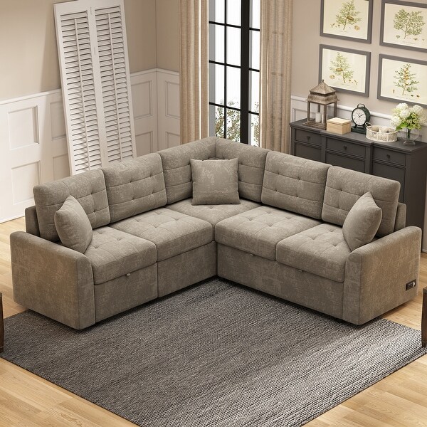 Recliner sofa bed sectional discount