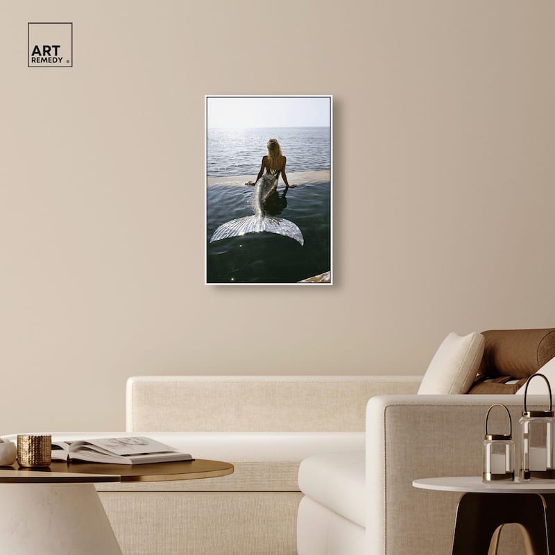 Mermaid Noon Canvas by Art Remedy