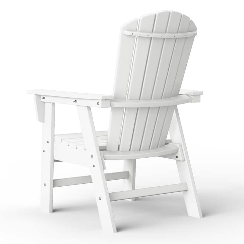 Altura Hdpe All Weather Outdoor Patio Adirondack Dining Chair