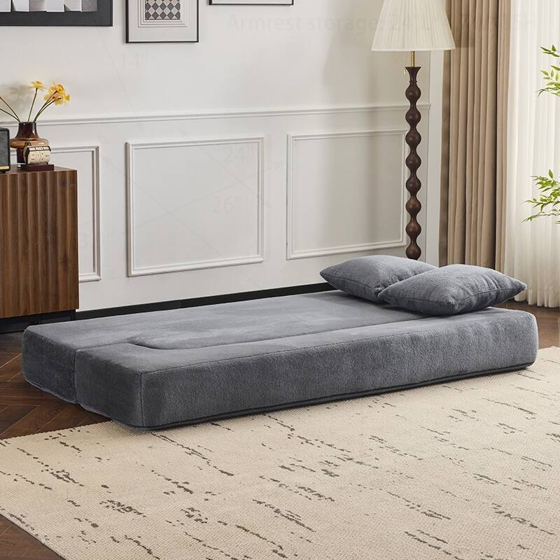 Versatile Transformable Sofa with Ottoman Stools for Compact Spaces