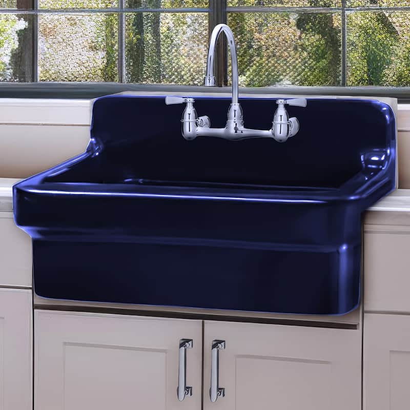 Whitehaus Old Fashioned Country 30" Single Basin Kitchen Sink for