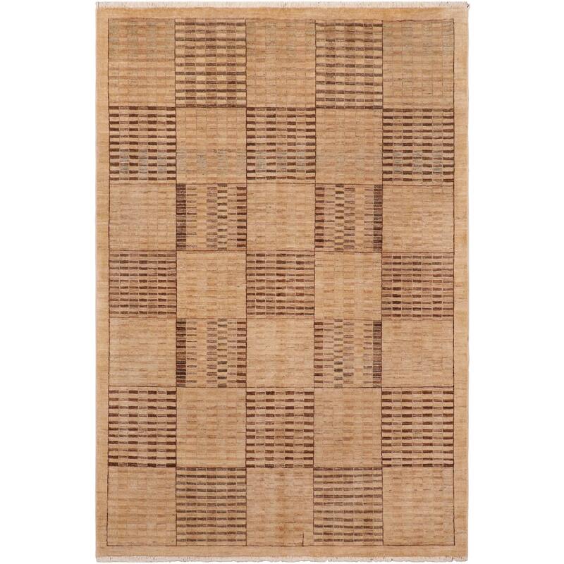 Chic Terrain Gabbeh Hand Knotted Wool Area Rug - 6'0'' x 8'9''