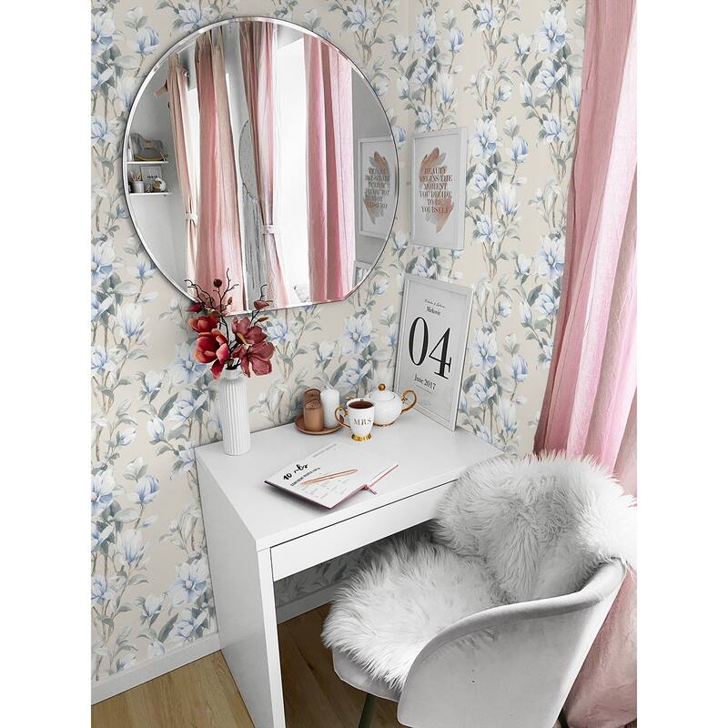 NextWall Magnolia Trail Peel and Stick Wallpaper