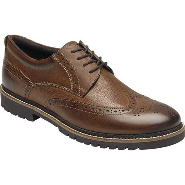rockport marshall wingtip black
