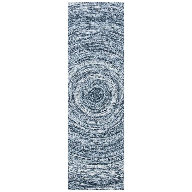 SAFAVIEH Handmade Ikat Jaycie Wool Rug - 2'3" x 8' Runner - Grey - Runner