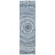 SAFAVIEH Handmade Ikat Jaycie Wool Rug - 2'3" x 8' Runner - Grey