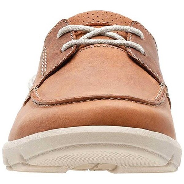 Jarwin Edge Boat Shoe Tan Leather 