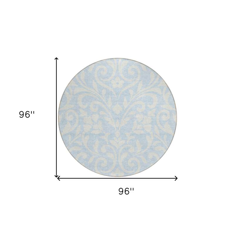 HomeRoots Floral Transitional Rectangle Outdoor Rug