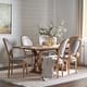 preview thumbnail 1 of 77, Derring 7 Piece Dining Set by Christopher Knight Home Light Gray