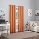 preview thumbnail 45 of 62, Sun Zero Harper Bright Vibes Total Blackout Grommet Curtain Panel, Single Panel