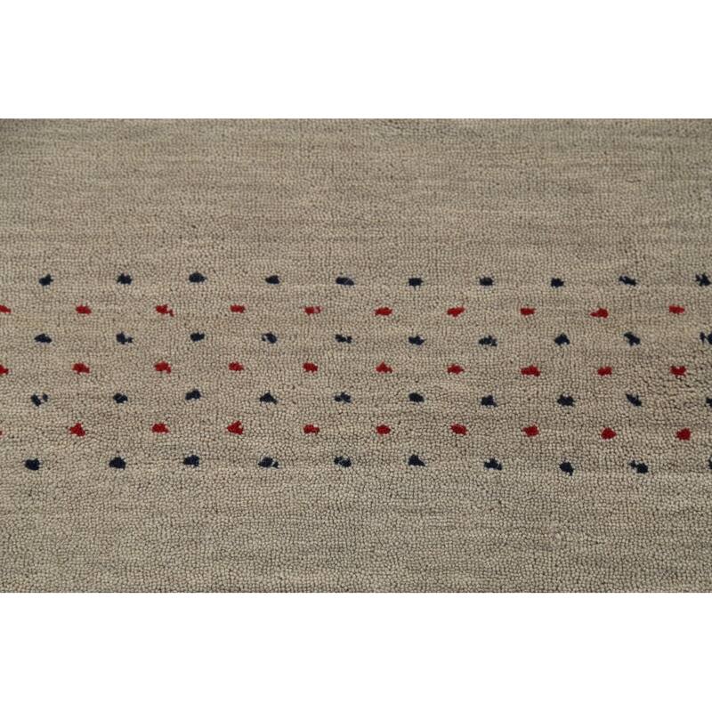 Tribal Gabbeh Oriental Area Rug Handmade Contemporary Wool Carpet - 6'7"x 9'10"