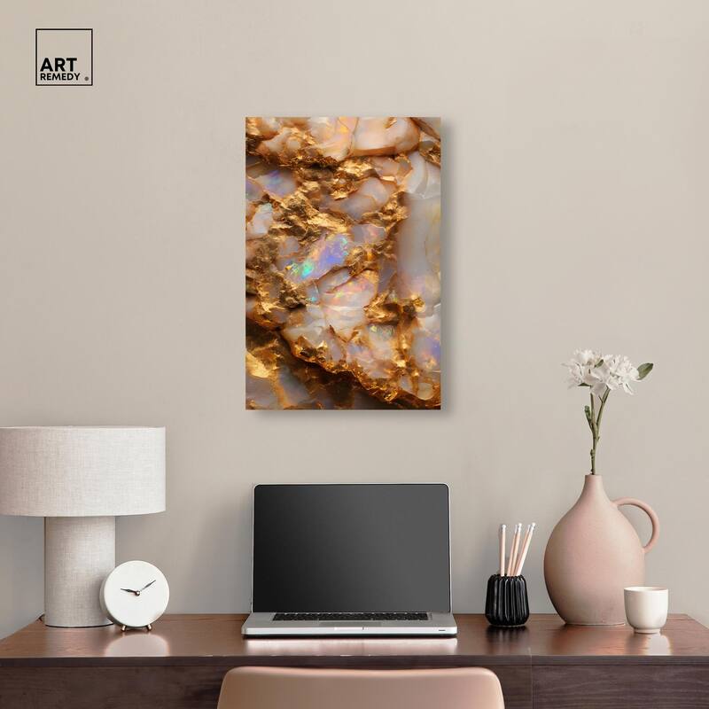 Mythic Gleam Canvas by Art Remedy, Gallery Wrapped