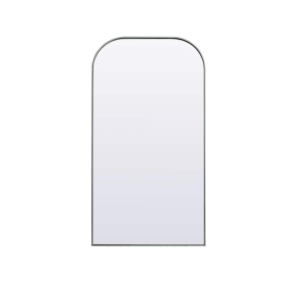 Indigo Home Metal Frame Arch Full Length Mirror 35x66 Inch