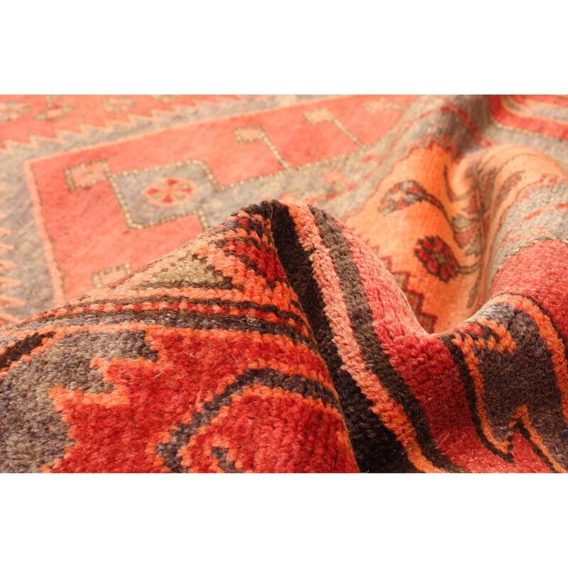 ECARPETGALLERY Hand-knotted Andelz Red Wool Rug - 4'4 x 7'1