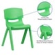 preview thumbnail 3 of 33, 4 Pack Plastic Stack School Chair with 15.5"H Seat, 3rd-7th School Chair