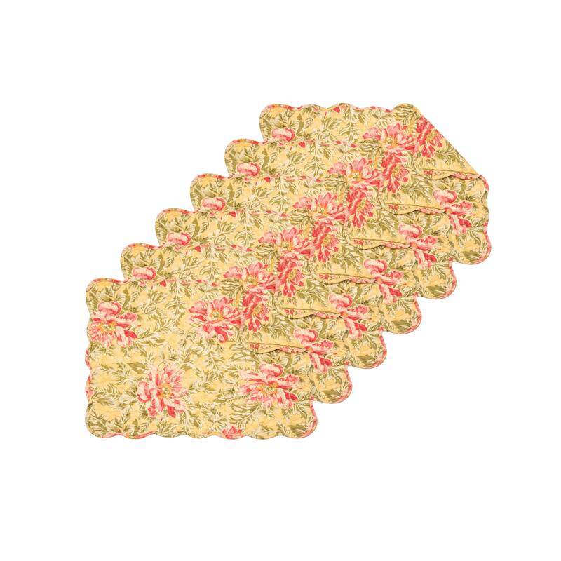 Freya Quilted Placemat Set 6
