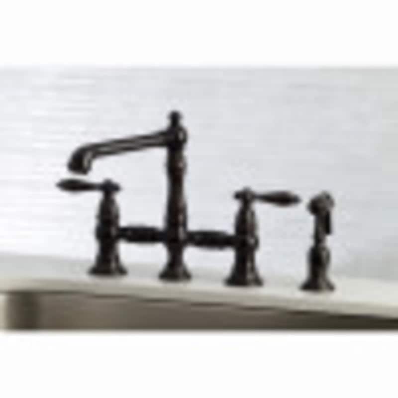 Kingston Brass English Country 1.8 GPM Bridge Kitchen Faucet -