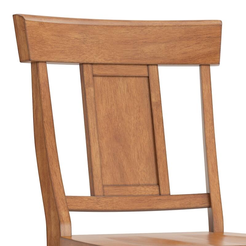 Eleanor Panel Back Wood Dining Chair (Set of 2) by iNSPIRE Q Classic