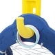 preview thumbnail 19 of 32, 5 in 1 Long Slide w/ Basketball Hoops,Football gate,Ringtoss,Swing Set