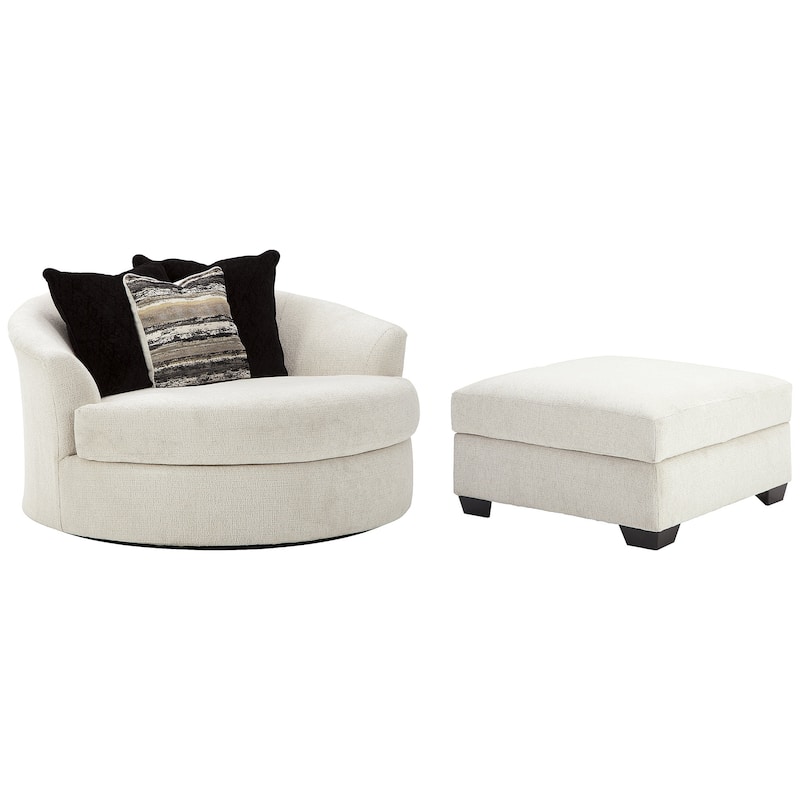 Signature Design by Ashley Cambri White 2-Piece Upholstery Package - 58" W x 54" D x 39" H