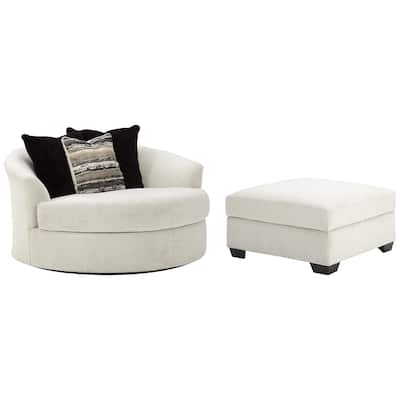 Signature Design by Ashley Cambri White 2-Piece Upholstery Package - 58" W x 54" D x 39" H