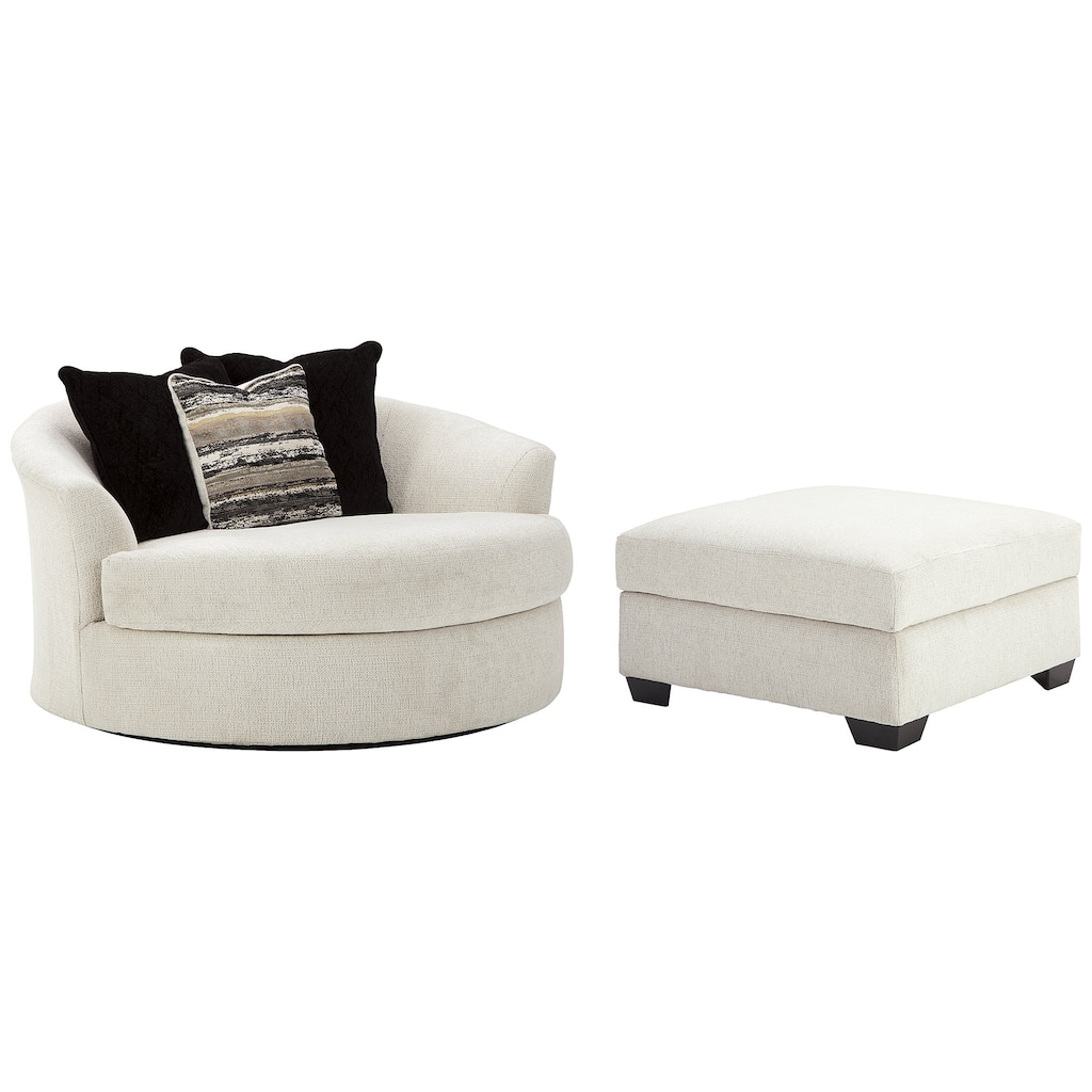 Signature Design by Ashley Cambri White 2-Piece Upholstery Package - 58" W x 54" D x 39" H