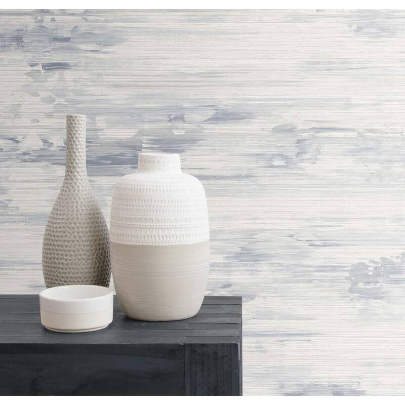 Seabrook Designs Silk Mistral Embossed Vinyl Unpasted Wallpaper