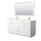 Option White, Gold Trim, Giotto Quartz Top