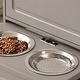 preview thumbnail 16 of 35, Roomfitters Dog Feeding Station with 2 Elevated Dog Bowls, Tilt Out Pet Feeding Cabinet Station