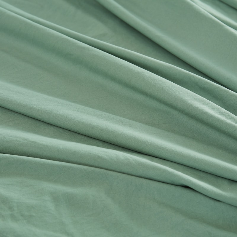 Solid Color Ultra Soft 3-piece Duvet Cover Set