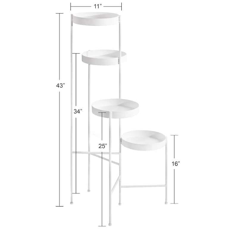 Kate and Laurel Finn Metal Multi Level Plant Stand