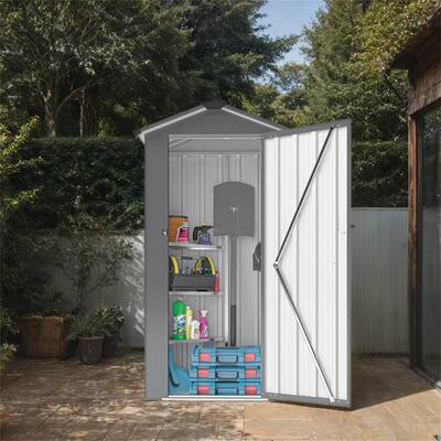 Metal Storage Shed with Lock and Waterproof Galvanized Iron Sheet