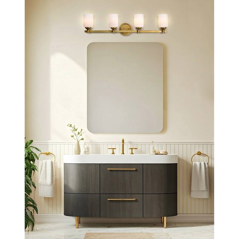 Nuvo Lighting 60/8644 Solara 4 Light 33" Wide Vanity Light