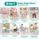 preview thumbnail 38 of 58, Costway 8-in-1 Baby High Chair Convertible Dining Booster Seat with