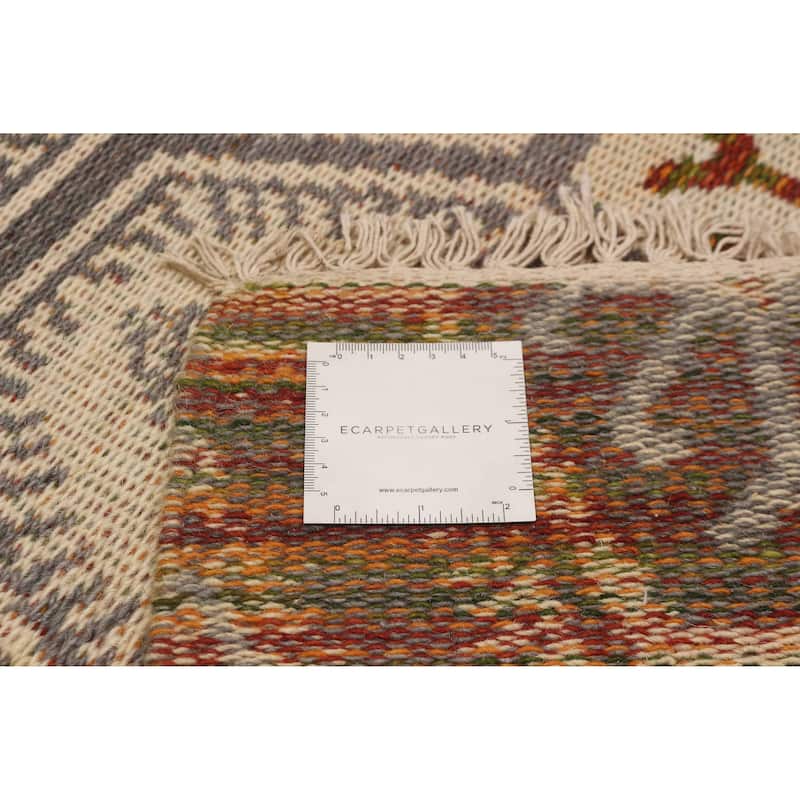 Ankara FW Cream Kilim 4'11" x 8'0" - 4'11 x 8'0