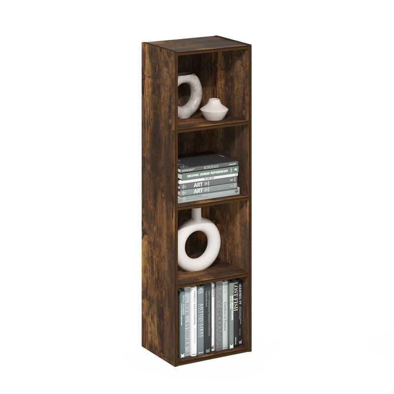 Furinno Pasir 4-Tier Open Shelf Bookcase