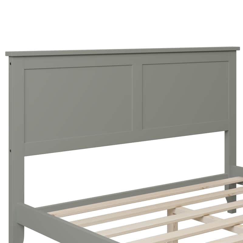 Modern Solid Wood Platform Bed
